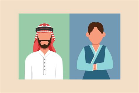 Ethnic diversity. Diversity in collage concept. Colored flat graphic vector illustration ...