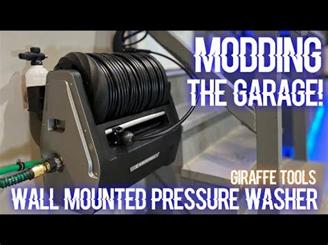 Wall Mounted Pressure Washer Setup Review Giraffe Tools YouTube