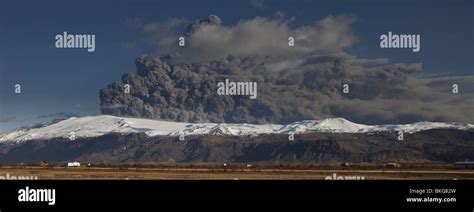 Volcanic Ash Cloud from Eyjafjallajokull Volcano Eruption, Iceland ...