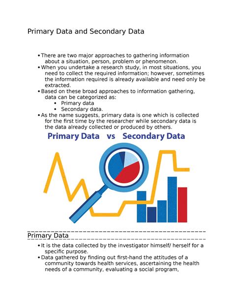 Primary Data And Secondary Data 6