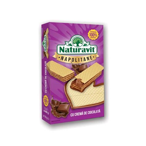 Naturavit Napolitane Cu Crem De Ciocolat G Naturavit