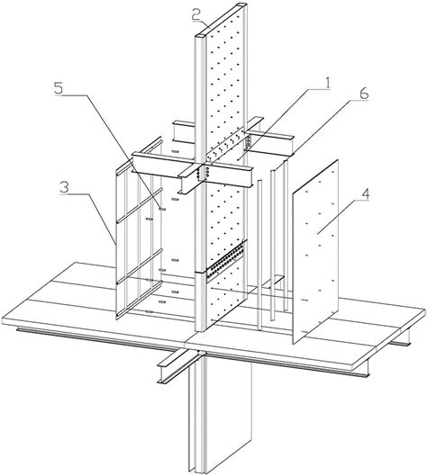 一种剪力墙与内外墙面的连接结构、墙体及建筑的制作方法