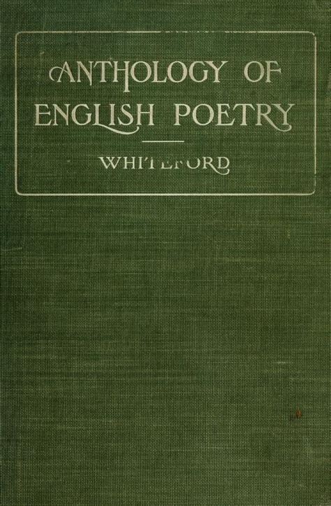 Anthology Of English Poetry Library Of Congress