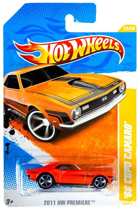 68 Copo Camaro Hot Wheels 2011 Hw Premiere 25 50 Mattel 319 36