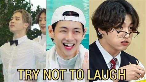 Bts Try Not To Laugh Challenge Funny Moments Youtube