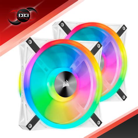 Promo Corsair Icue Ql Rgb Mm Pwm Dual Fan Kit With Lighting Node