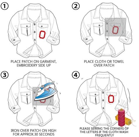 30 parches de números para planchar apliques de números bordados del 0