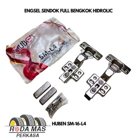 Rm Engsel Sendok Slow Motion Huben SM L4 Soft Close Hidrolik Full