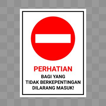 petugas dilarang masuk gambar png file vektor  psd
