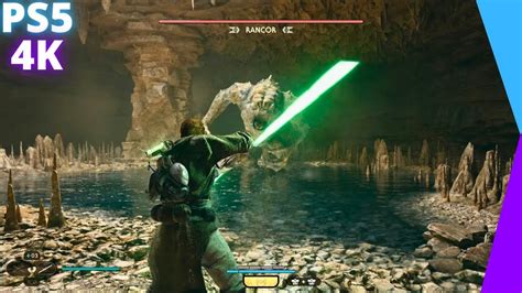 Como Derrotar Rancor Em Star Wars Jedi Survivor Ps K Hdr Gameplay