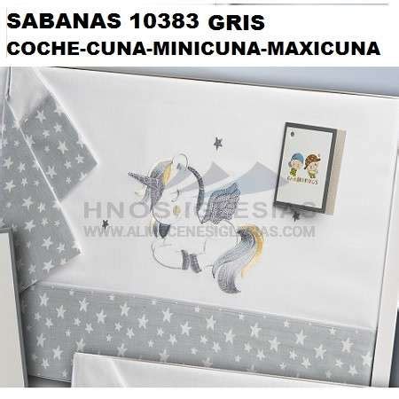 SABANA BEBE TRIPTICO CUNA 10673 HNOS IGLESIAS Almacén de mercería y