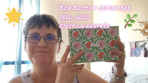 BOX BLISSIM SEPTEMBRE FEEL GOOD YouTube