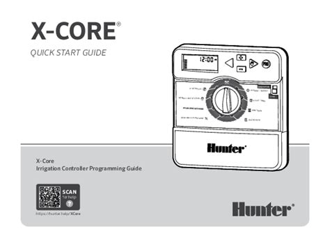 Hunter X-CORE Indoor Irrigation Controller: Installation Guide ...