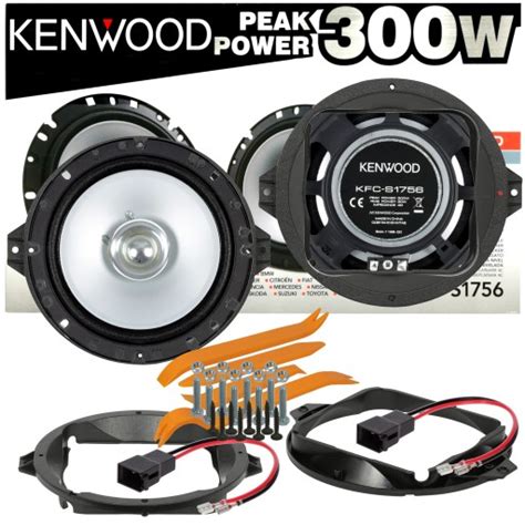 KENWOOD GŁOŚNIKI AUDI A3 8L A4 B5 TT 8N PRZÓD DYST KFC-S1756 - 68671886 ...