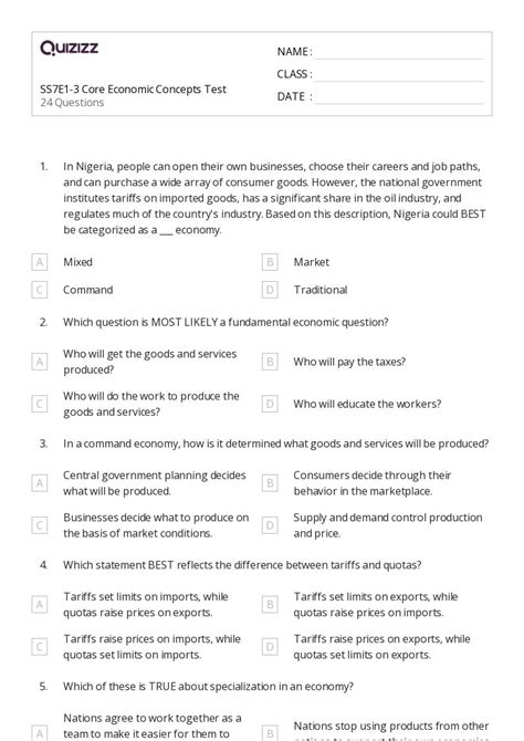 Early Literacy Worksheets For Th Grade On Quizizz Free Printable