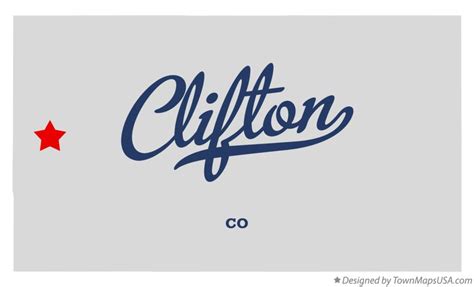 Map of Clifton, CO, Colorado