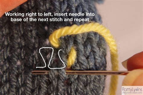 Tuesday Tip: Swiss Darning for Repair - Patty Lyons | Knitting Teacher