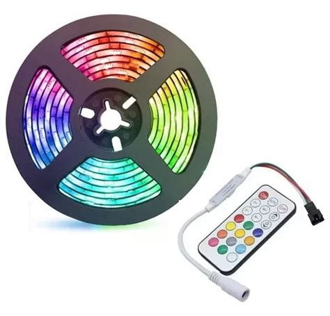 Tira Led Pixel Colores Sumergible Led X Mt Controladora