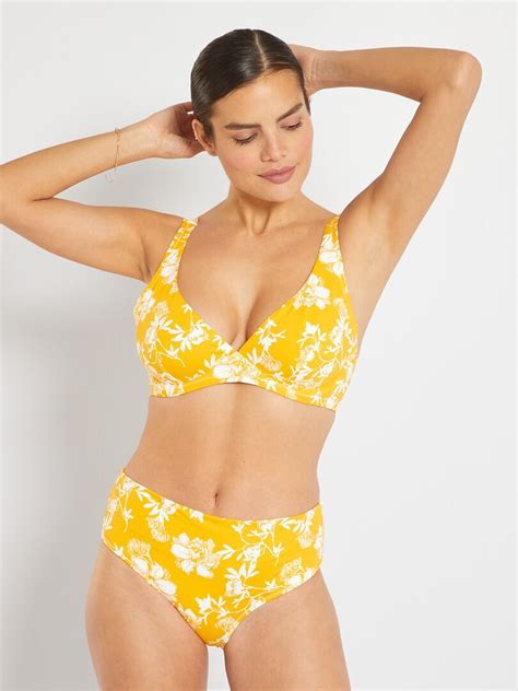 Sujetador De Bikini D Y E AMARILLO Kiabi 14 00