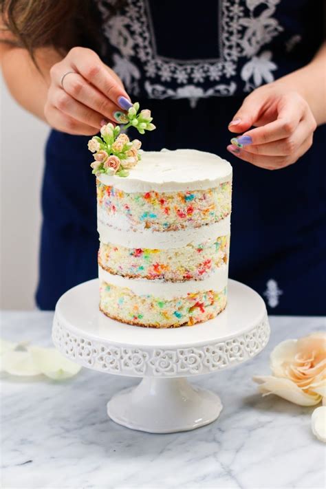 Funfetti Cake With Whipped Cream Cheese Frosting Constellation