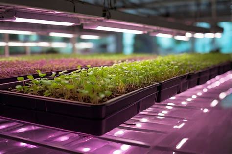 Grow Vibrant Microgreens Year Round Indoor Farming With Purple Led