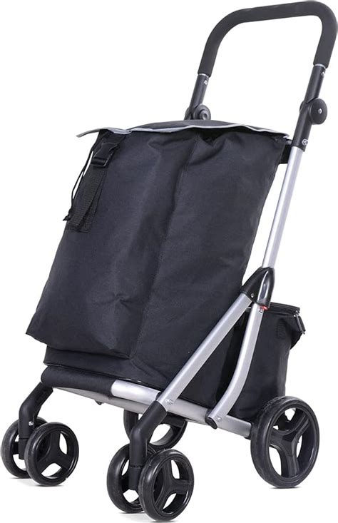 Kt20 Shopping Trolley With 4 Wheels Push Along 50l Rolling Trolley With