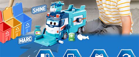 Amazon Super Wings Garbage Truck Large Trash Truck Marc And