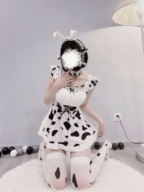 Women Sexy Lingerie Set Lace Dress Costume Cosplay Maid Cow Bunny Uniform Suit EBay