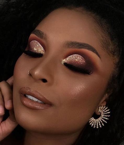 Pin On Makeup Glitter Makeup Looks Makeup For Black Skin Makeup