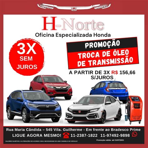So Honda Setor H Norte - Oficina Especializada Honda H Norte zona norte leste oeste Sul | São ...
