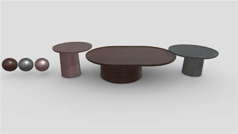 Louisa Coffee Table By Molteni C 3D Model By Shirbeigi 2a90302