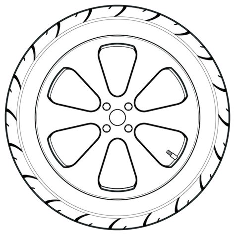 Wheels Clipart Black And White