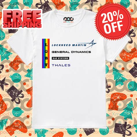 Custom Xmas T Lgbt Lockheed Martin General Dynamics Bae Systems