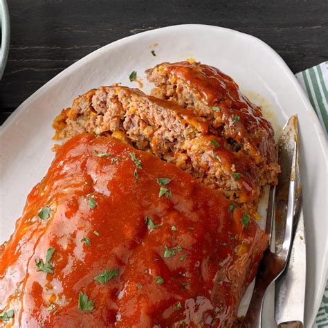 Home Style Glazed Meat Loaf Recipe How To Make It Taste Of Home