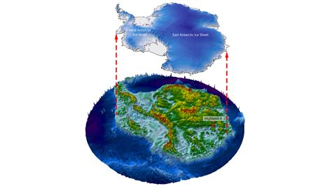 Satellite data reveals ancient landscape preserved beneath East ...