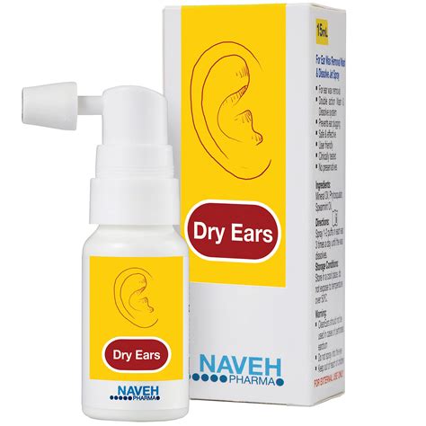 NAVEH PHARMA Dry Ears - Swimmers Ear Drops Spray - Ear Drying Solution