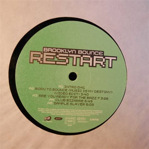 アナログ 輸入盤 Brooklyn Bounce Restart 2LP ハウス 売買されたオークション情報yahooの商品情報を