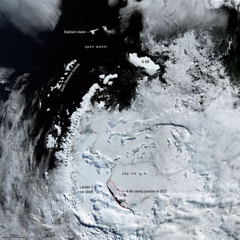 GeoGarage blog: Giant A-68 iceberg three years on