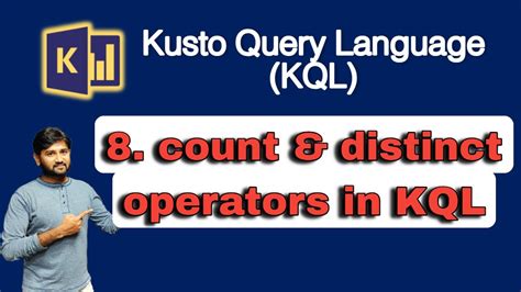 8 Count And Distinct Operators In Kql Kusto Kql Azure Azuredataexplorer Adx