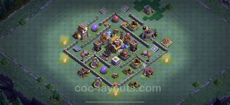 Meisterhütte Lvl 5 Anti 2 Sterne Base Link Layout Nachtdorf Coc Clash Of Clans Mh5 Bh5