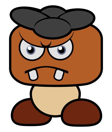 Kinda Wonky But Have A Paper Goombrat Rpapermario