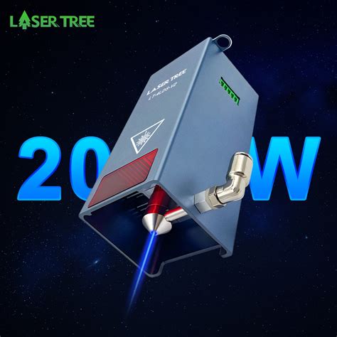 LASER TREE 20W Optical Power Laser Head With Air Assist TTL Blue Light