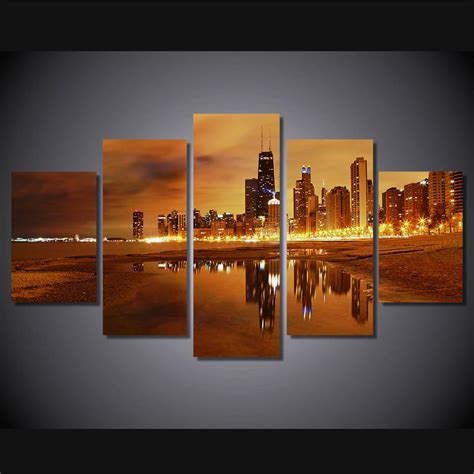 Chicago Canvas Painting at PaintingValley.com | Explore collection of ...