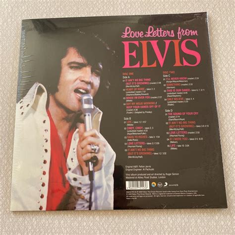 Elvis Presley Love Letters From Elvis FTD Limited Edition 2 LP Vinylkoll