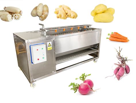 Root Vegetable Peeling Machine Potato Cassava Washing Peeling Machine