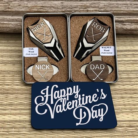 Golf Ball Marker Divot Tool Valentine S Day Gift Wood U Like Inc