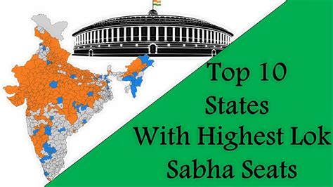 Top 10 States In India With Highest Lok Sabha Seats Youtube