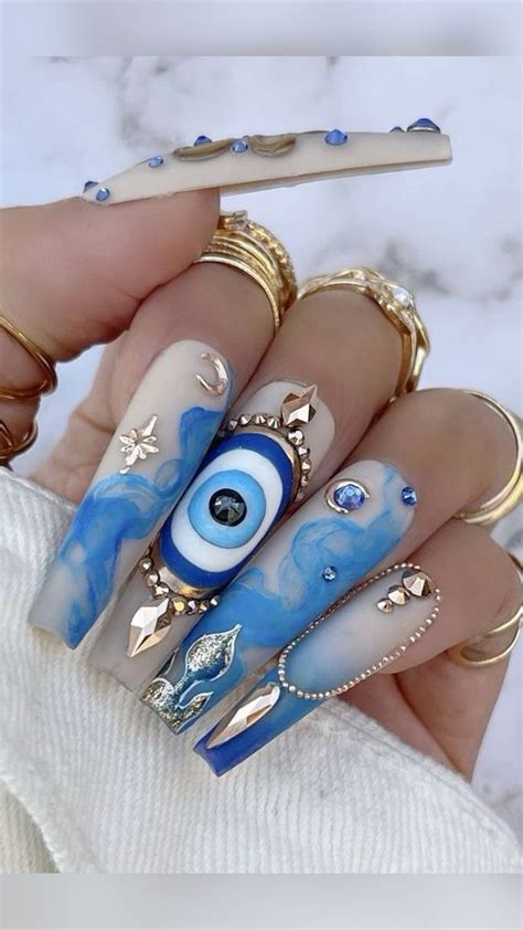 30 Extraordinary Blue Nail Designs To Captivate Everybody’s Heart