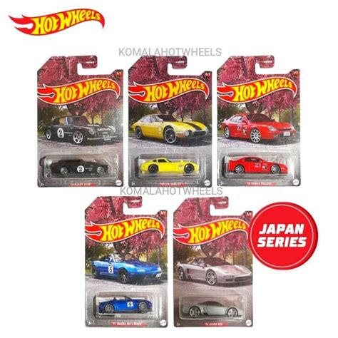 Jual Hot Wheels Japan Series Set 5 2023 Honda Prelude Toyota 2000GT Shopee Indonesia