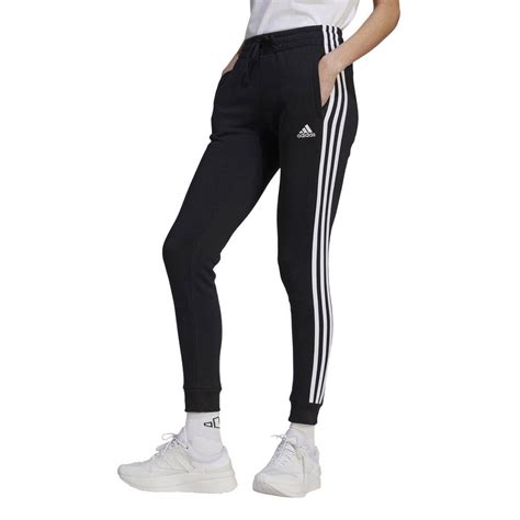 Adidas Womens Essentials 3 Stripes Fleece Track Pants Rebel Sport